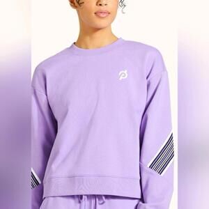 Peloton Pullover Sweater, lavender purple, size medium